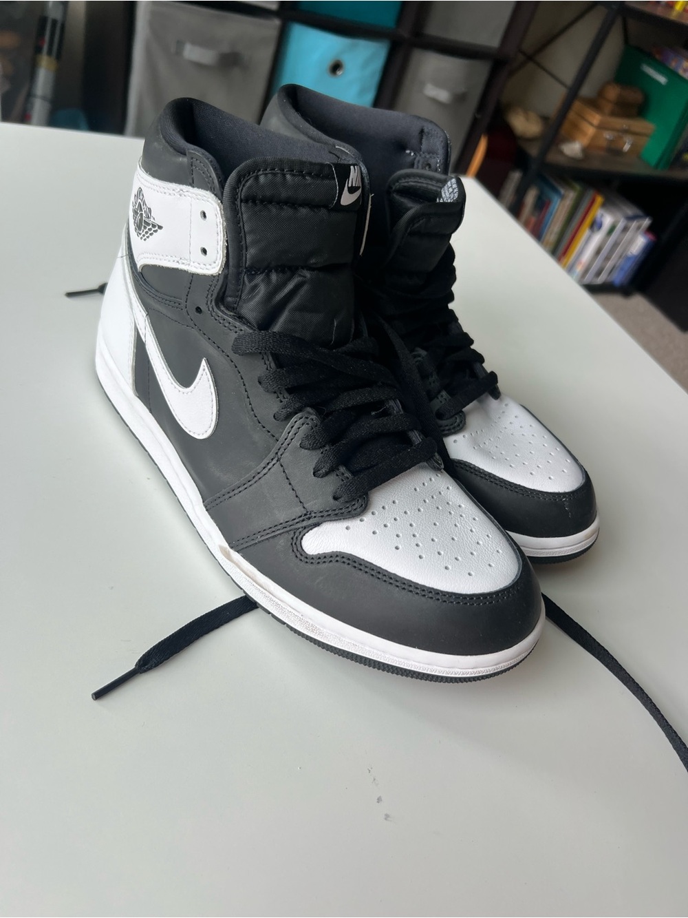 Nike Black and White High-Top Sneakers